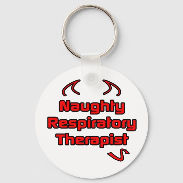 Naughty Respiratory Therapist Nyckelring (Framsida)