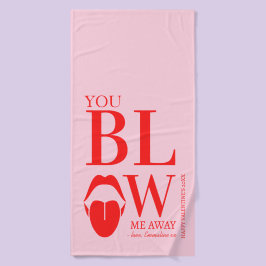 Naughty Rosa Red Valentines day Card