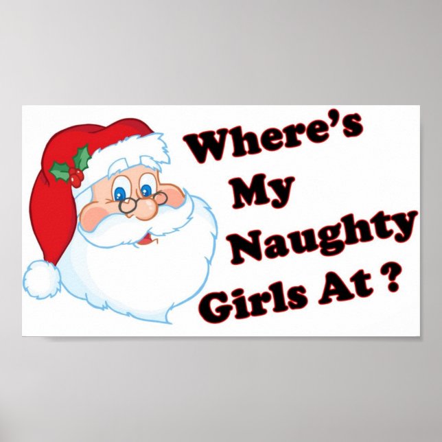 Naughty Santa Fullt Poster (Framsidan)