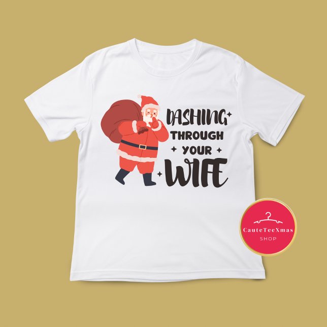 Naughty Santa God Jul Funny Quote Sweatshirt (Skapare uppladdad)