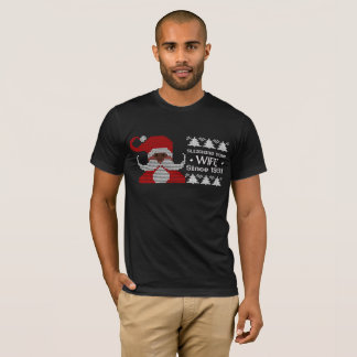 Naughty Santa Sleighing Din fru Julafton T Shirt
