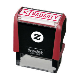 Naughty Self-inking Frimärke Självfärgande Stämpel