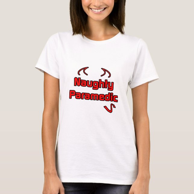 Naughty Sjukvårdare T-shirt (Framsida)