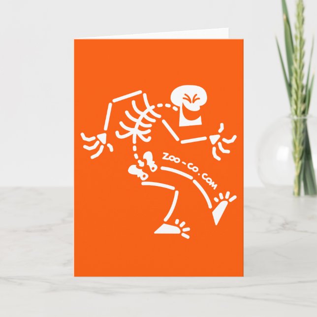 Naughty Skeleton Kort (Framsida)