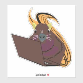 Naughty Squirrel #102 Klistermärken