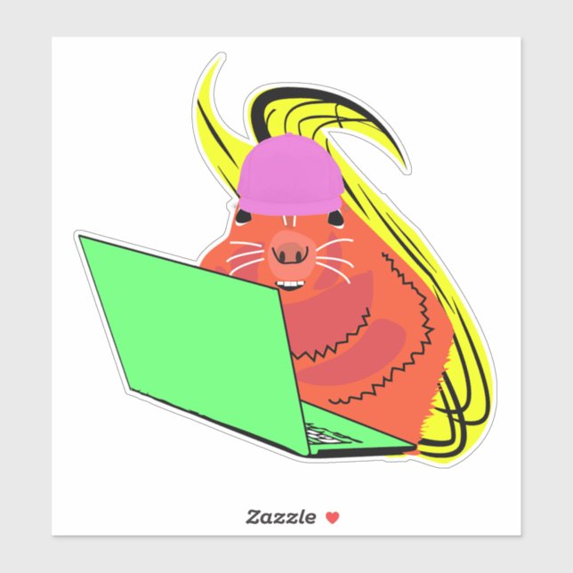 Naughty Squirrel #106 Klistermärken (Ark)