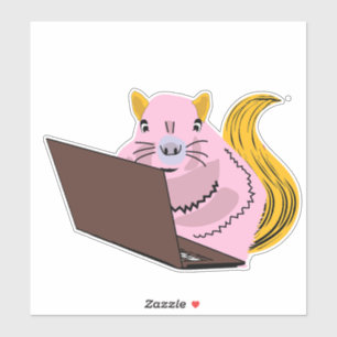Naughty Squirrel #107 Klistermärken