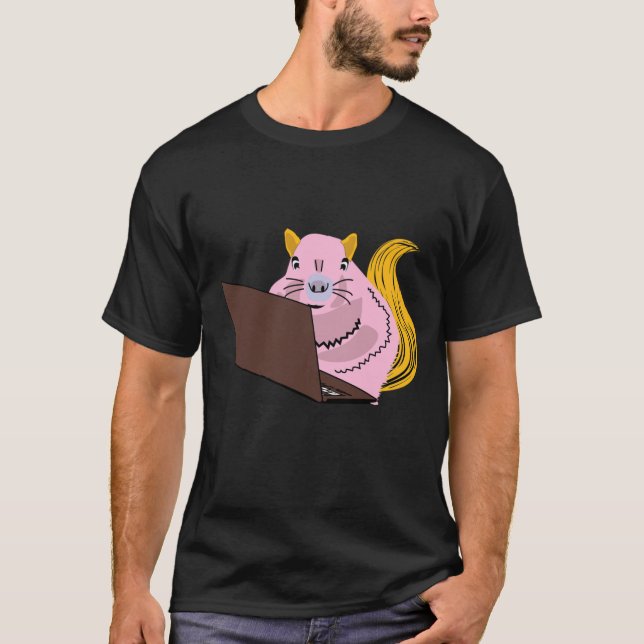Naughty Squirrel #107 T Shirt (Framsida)