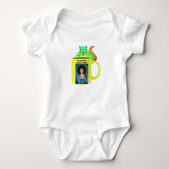 Naughty Squirrel #110 Baby-kaffe T Shirt (Framsida)