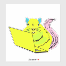 Naughty Squirrel #111 Klistermärken