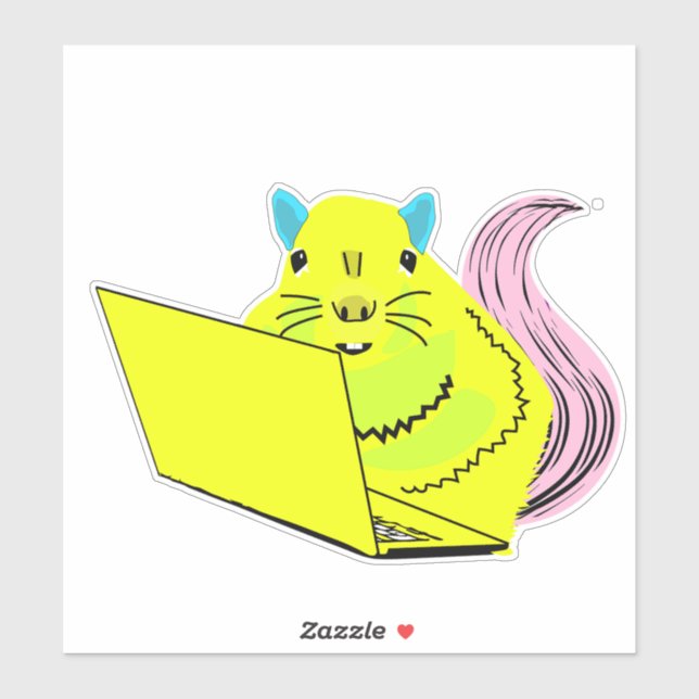 Naughty Squirrel #111 Klistermärken (Ark)