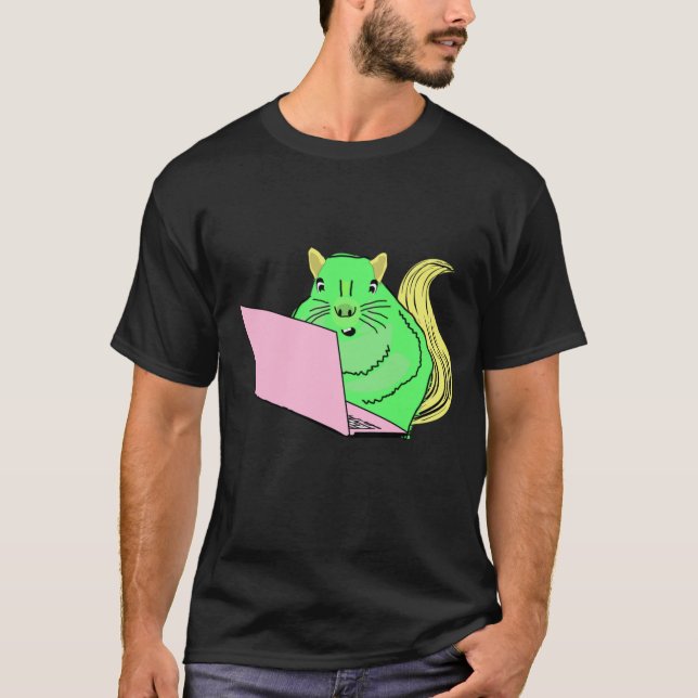Naughty Squirrel #117 T Shirt (Framsida)