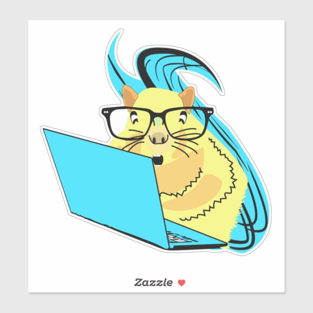 Naughty Squirrel #133 Klistermärken (Ark)