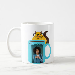 Naughty Squirrel #159 Coffee Human Kaffemugg