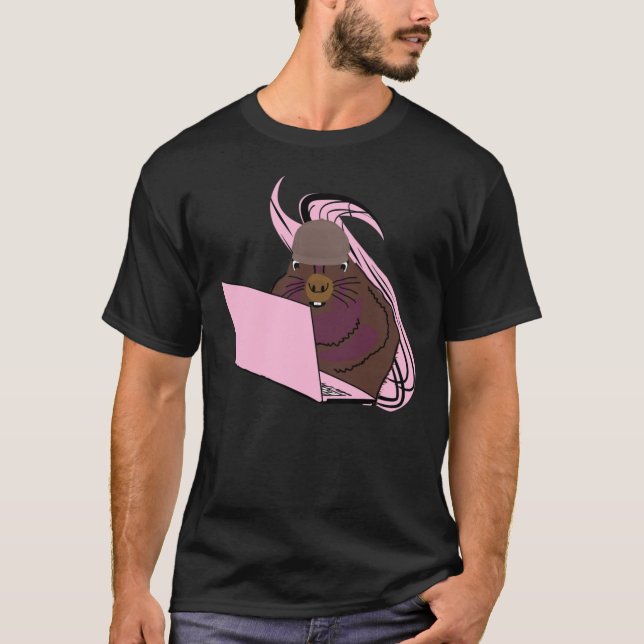 Naughty Squirrel #171 T Shirt (Framsida)