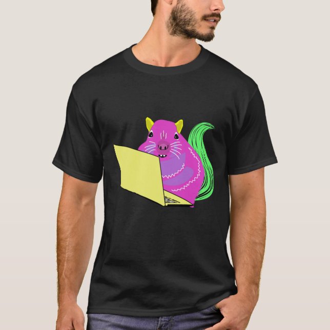 Naughty Squirrel #177 T Shirt (Framsida)
