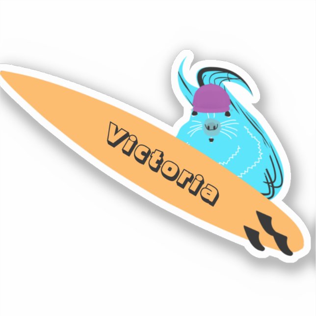 Naughty Squirrel #1959 Surfing Klistermärken (Framsida)