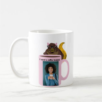 Naughty Squirrel #205 Coffee Human Kaffemugg