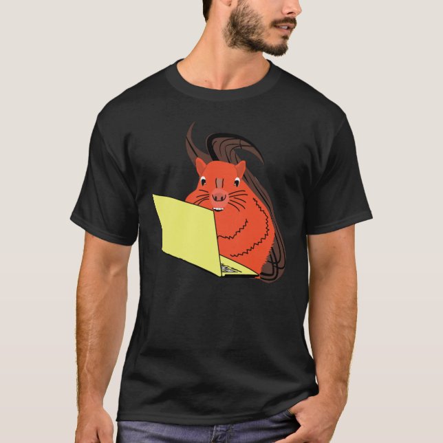 Naughty Squirrel #209 T Shirt (Framsida)
