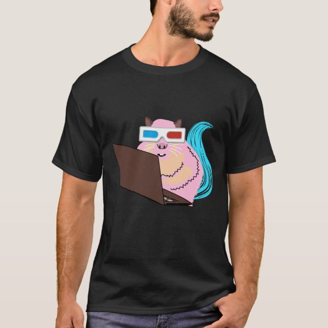 Naughty Squirrel #225 T Shirt (Framsida)