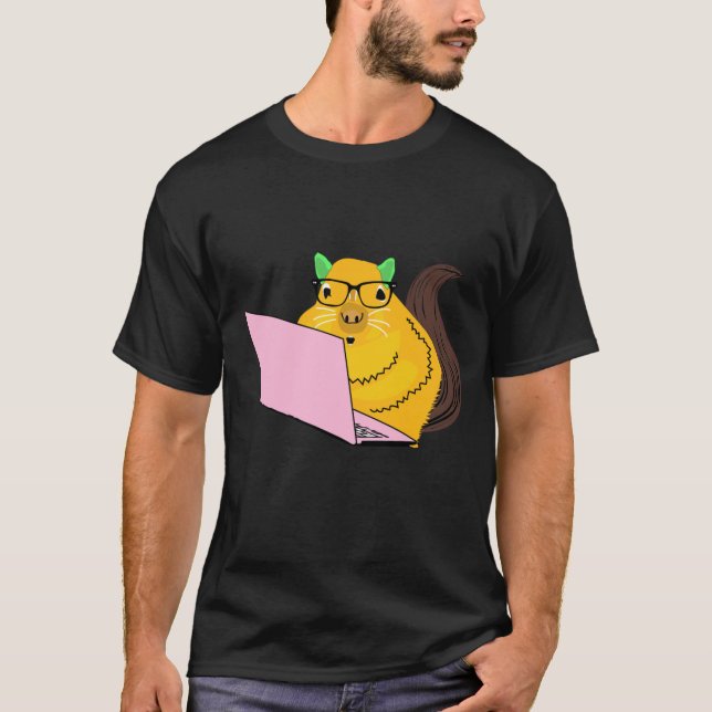 Naughty Squirrel #239 T Shirt (Framsida)