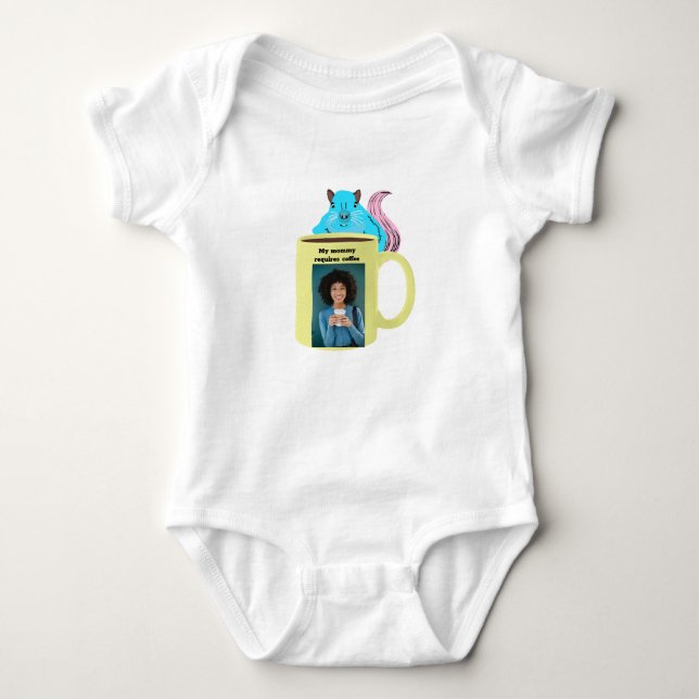 Naughty Squirrel #253 Baby-kaffe T Shirt (Framsida)