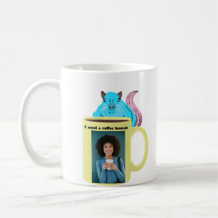 Naughty Squirrel #253 Coffee Human Kaffemugg
