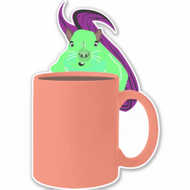 Naughty Squirrel #272 Klistermärken (Framsida)