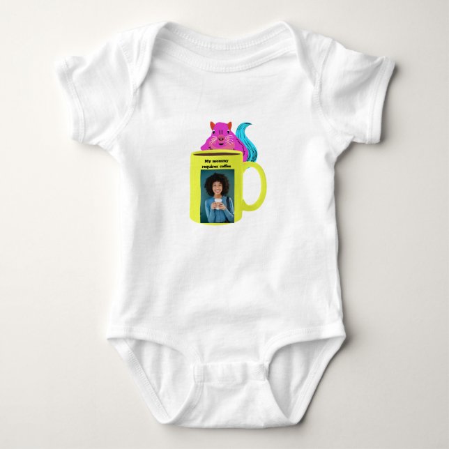 Naughty Squirrel #279 Baby-kaffe T Shirt (Framsida)