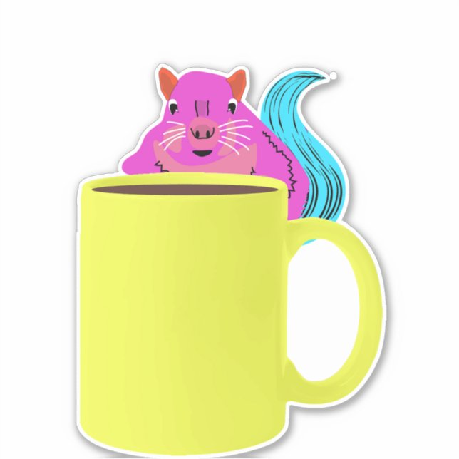 Naughty Squirrel #279 Klistermärken (Framsida)