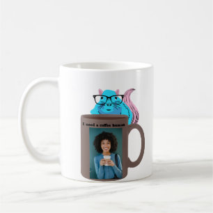 Naughty Squirrel #318 Coffee Human Kaffemugg