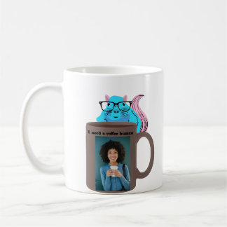 Naughty Squirrel #318 Coffee Human Kaffemugg