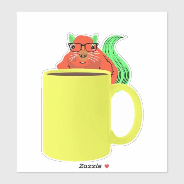 Naughty Squirrel #340 Klistermärken (Ark)