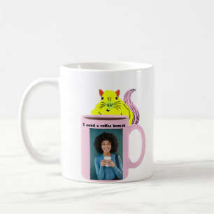 Naughty Squirrel #341 Coffee Human Kaffemugg