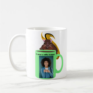 Naughty Squirrel #397 Coffee Human Kaffemugg