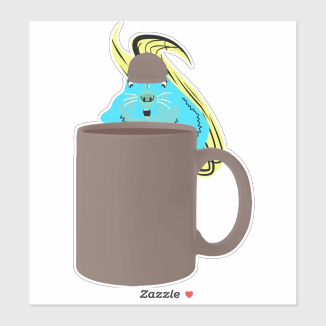 Naughty Squirrel #467 Klistermärken (Ark)