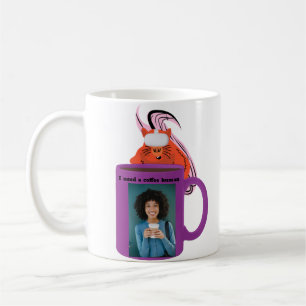 Naughty Squirrel #469 Coffee Human Kaffemugg