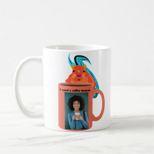 Naughty Squirrel #485 Coffee Human Kaffemugg