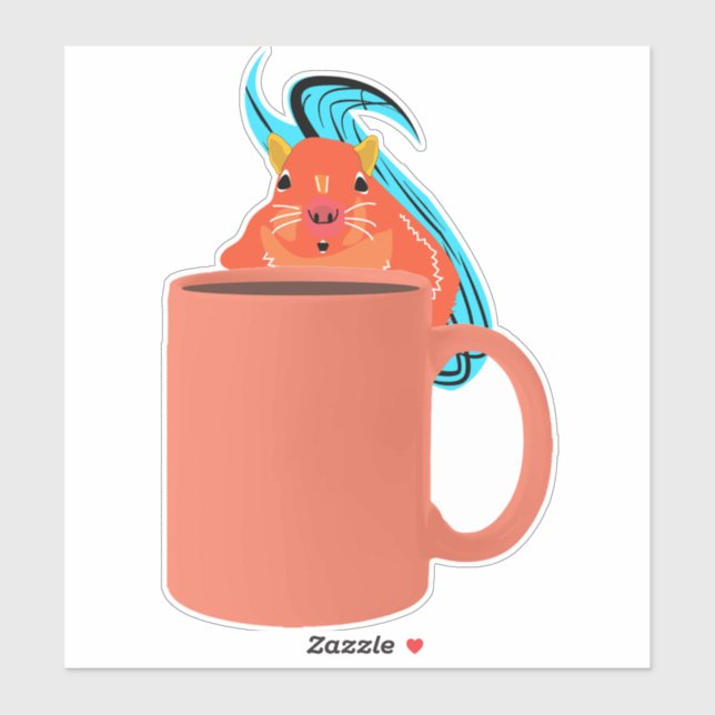 Naughty Squirrel #485 Klistermärken (Ark)