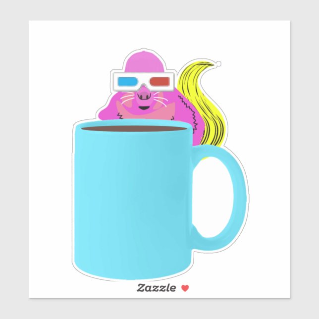 Naughty Squirrel #513 Klistermärken (Ark)