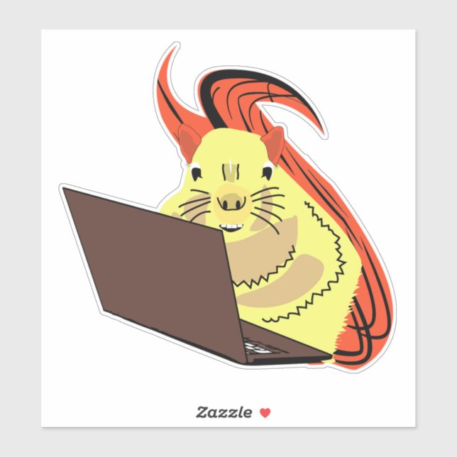 Naughty Squirrel #51 Klistermärken (Ark)