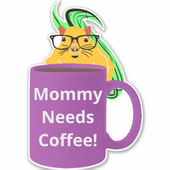 Naughty Squirrel #530 Coffee Kopp Klistermärken (Framsida)