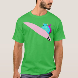 Naughty Squirrel 625 Surfing T Shirt