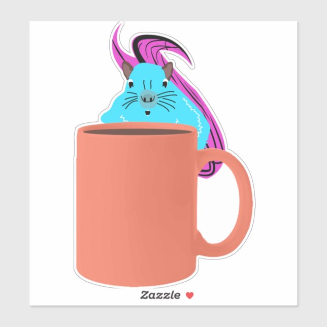 Naughty Squirrel #638 Klistermärken (Ark)