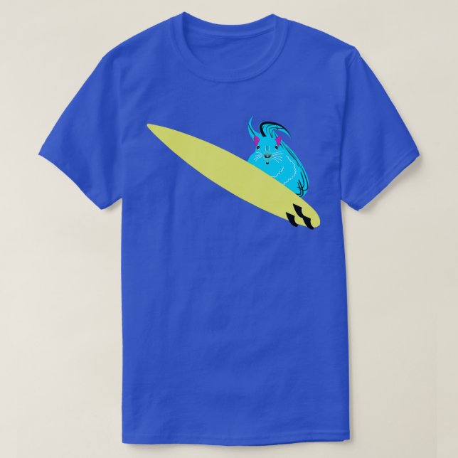 Naughty Squirrel 660 Surfing T Shirt (Design framsida)