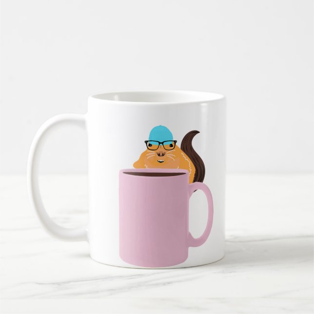 Naughty Squirrel #66 Kaffemugg (Vänster)