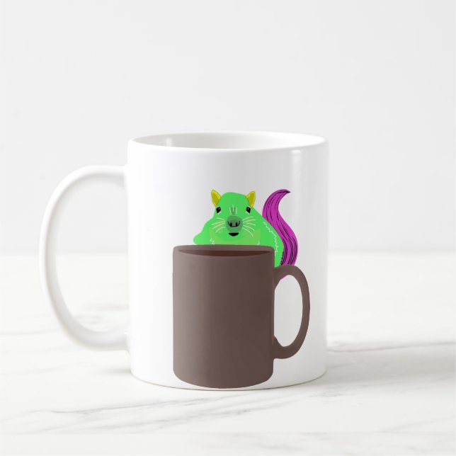 Naughty Squirrel #67 Kaffemugg (Vänster)