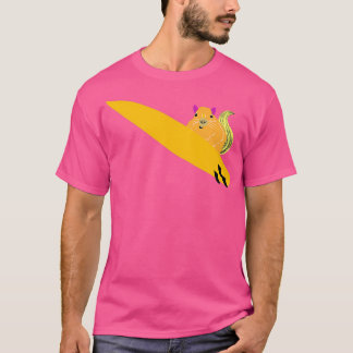 Naughty Squirrel 782 Surfing T Shirt