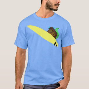 Naughty Squirrel 786 Surfing T Shirt