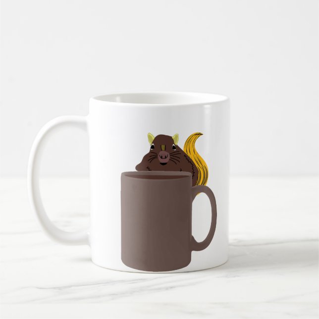 Naughty Squirrel #93 Kaffemugg (Vänster)
